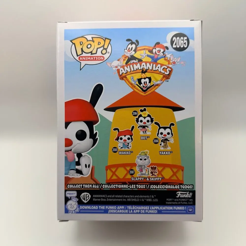 Funko Pop Wakko #2065 Animaniacs Animation NIB - Picture 3 of 6